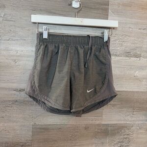 Nike Women's Tempo Dry Running Shorts - Gunsmoke Grey Heather - XS